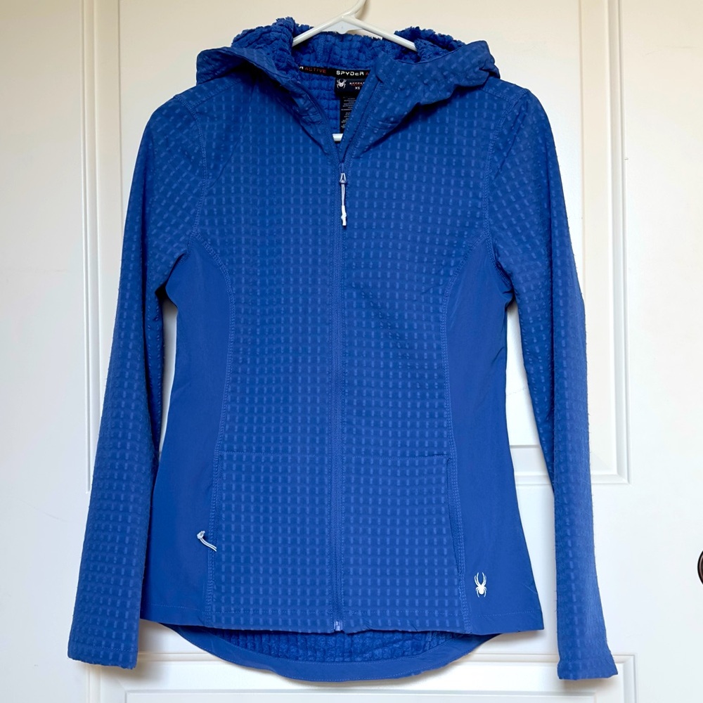 NWOT Spyder Women's Active Sweatshirt - UPF 30+ Fleece Wind-Resistant Hoodie XS
